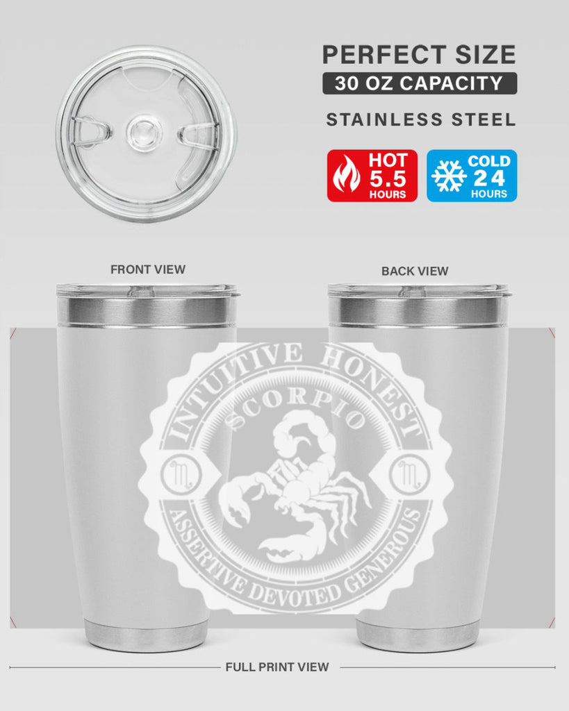scorpio 32#- zodiac- Tumbler