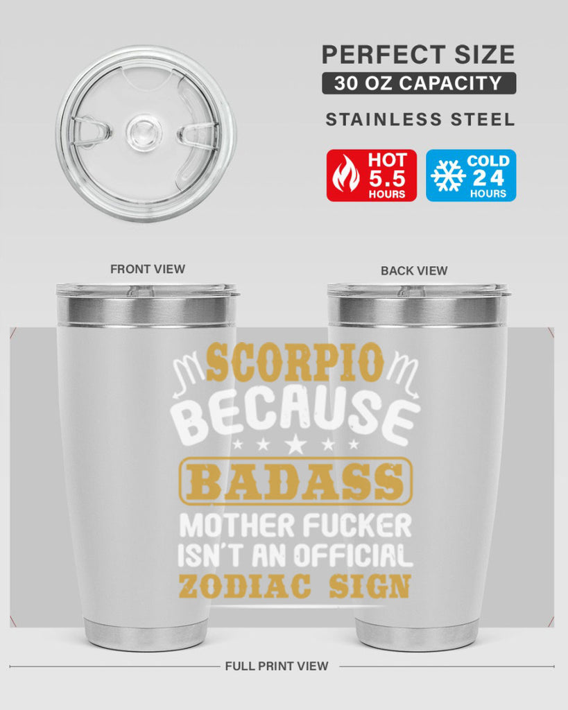 scorpio 432#- zodiac- Tumbler