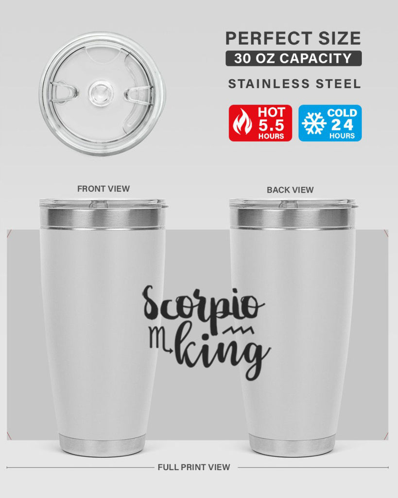 scorpio king 433#- zodiac- Tumbler