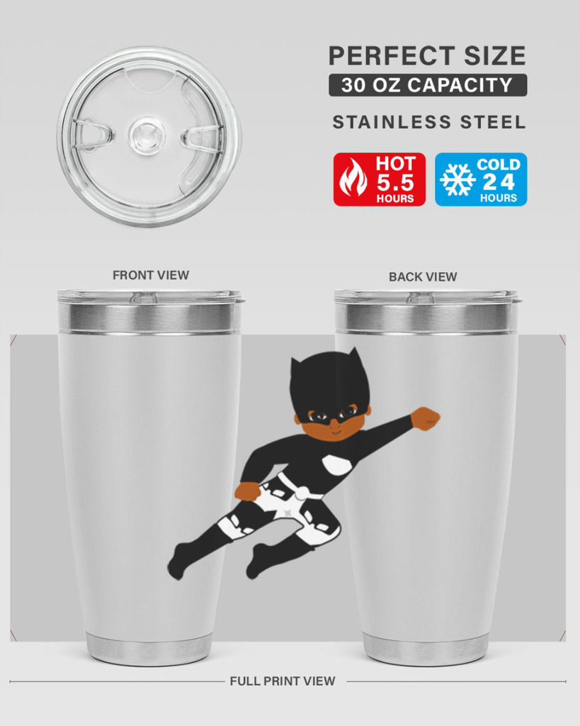 super kid 13#- black men - boys- tumbler