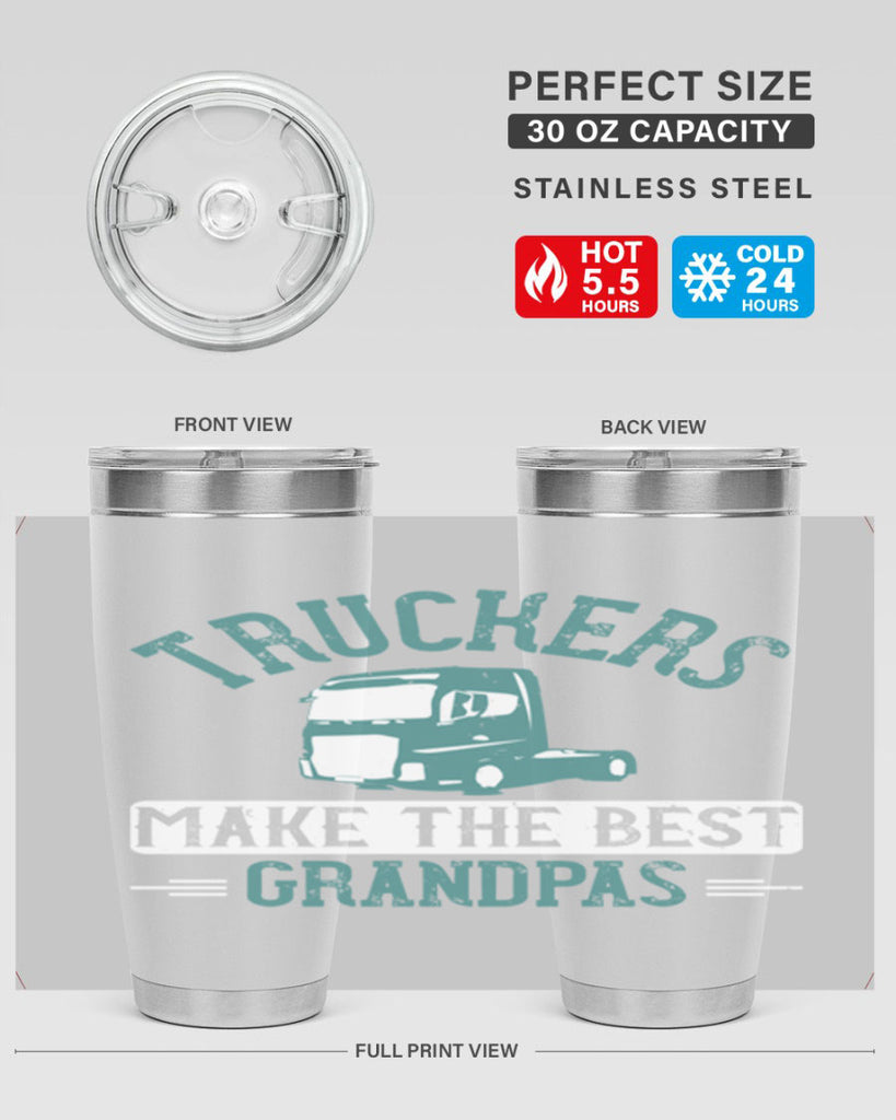 truckers make the best grandpas Style 12#- truck driver- tumbler