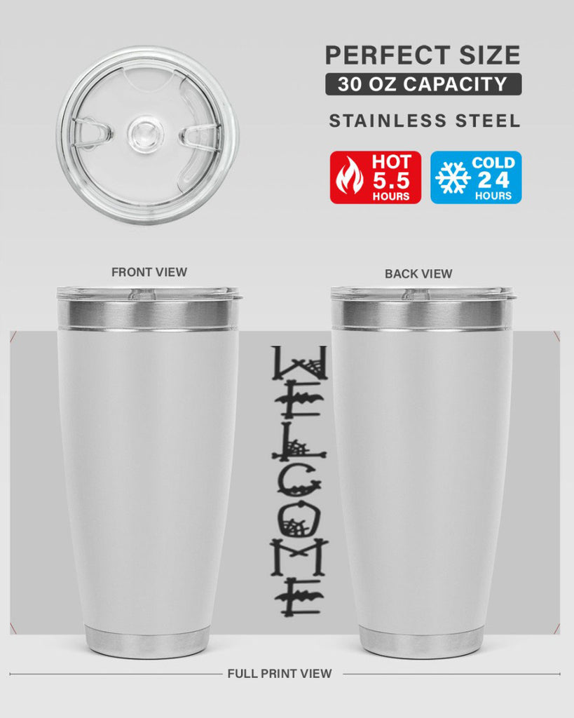 welcome 12#- halloween- Tumbler