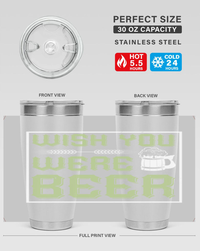 wish you were beer 2#- beer- Tumbler