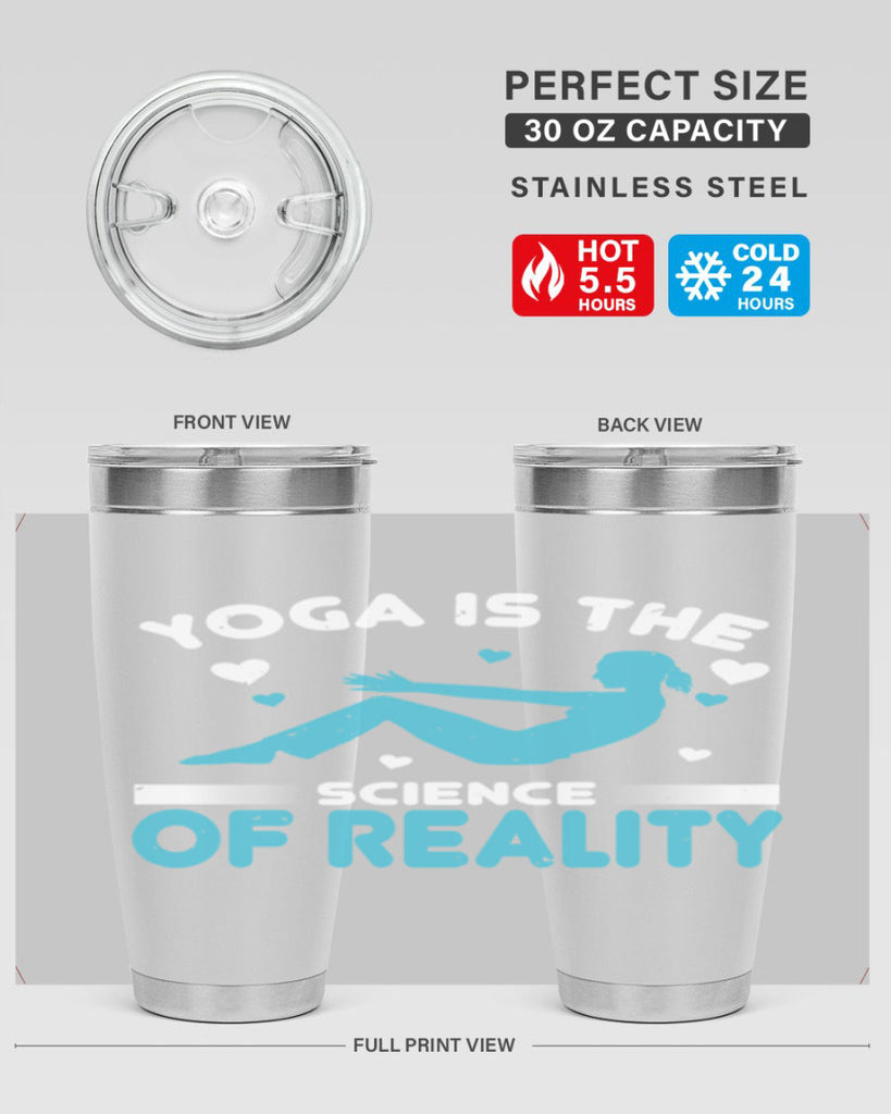 yoga is the science of reality 16#- yoga- Tumbler