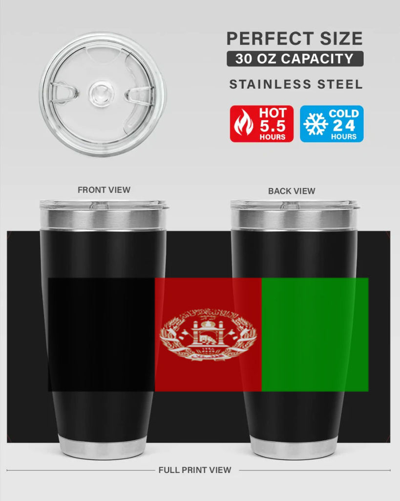 Afghanistan 197#- world flags- Tumbler