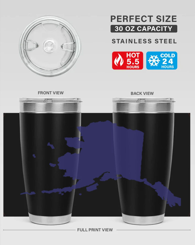 Alaska 49#- stateflags- Tumbler