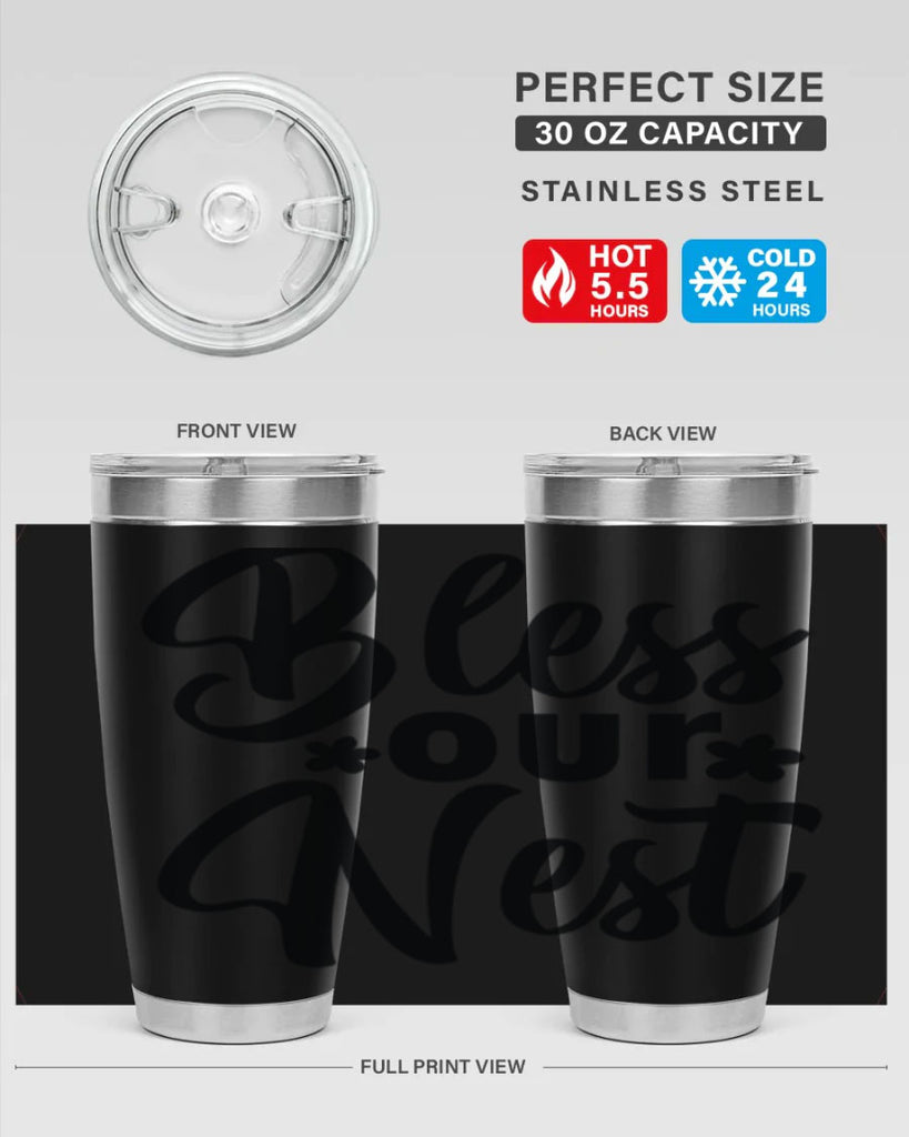 Bless our nest  design 70#- spring- Tumbler