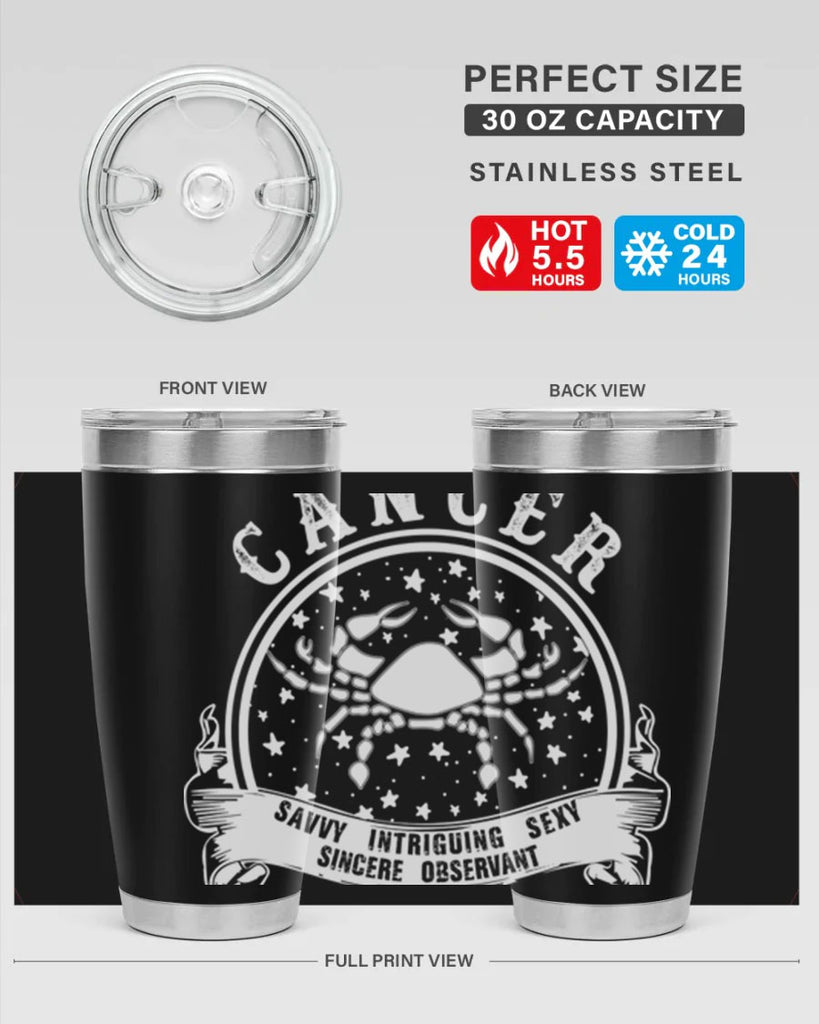 Cancer 14#- zodiac- Tumbler