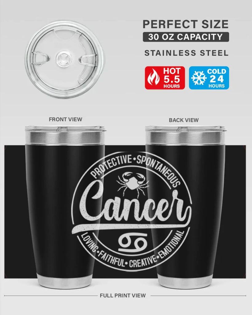 Cancer 154#- zodiac- Tumbler