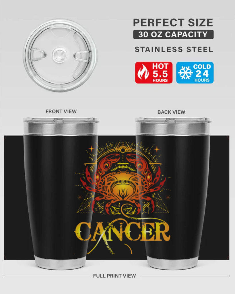 Cancer 163#- zodiac- Tumbler