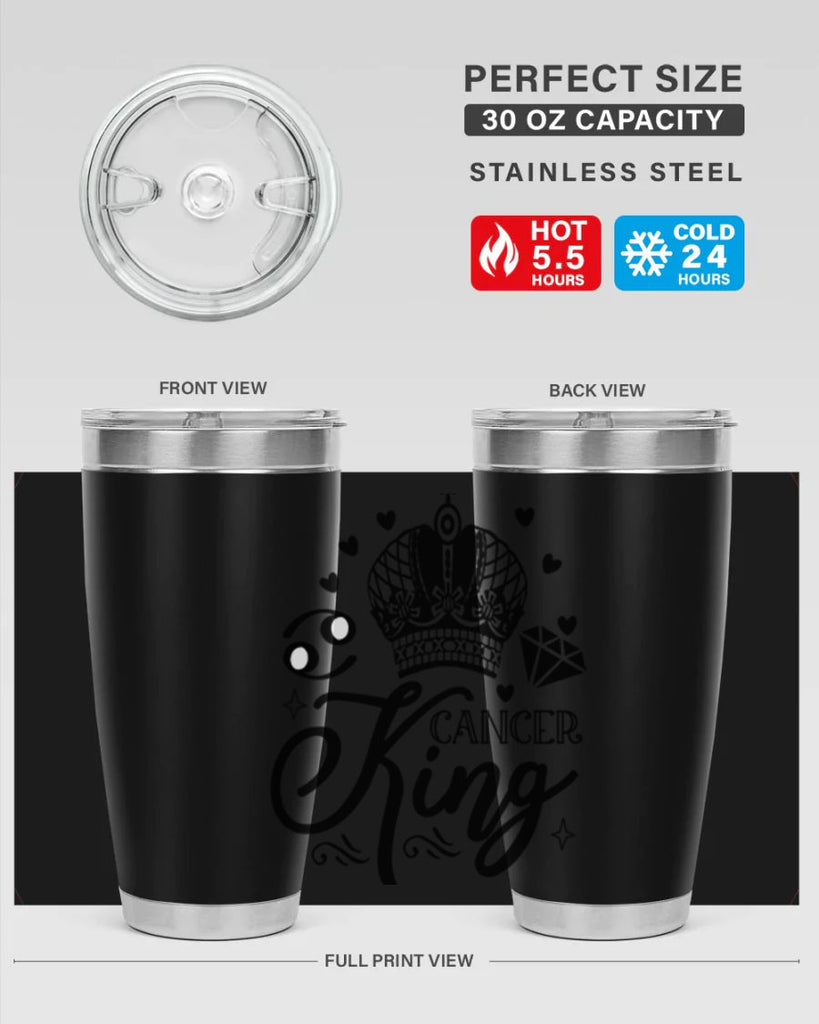 Cancer king 158#- zodiac- Tumbler