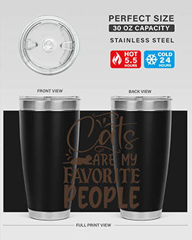 Cats Are My Favorite People Style 7#- cat- Tumbler