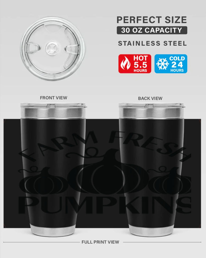 Farm Fresh Pumpkins 176#- fall- Tumbler
