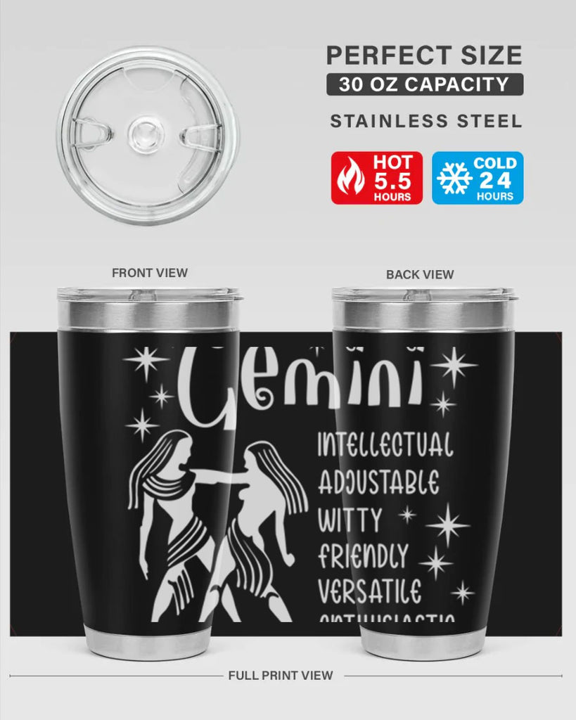 Gemini 221#- zodiac- Tumbler