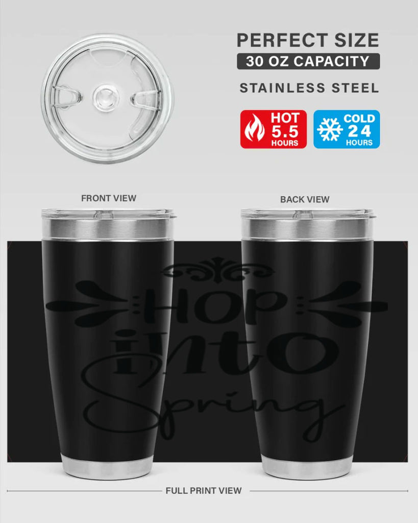 Hop into Spring 247#- spring- Tumbler