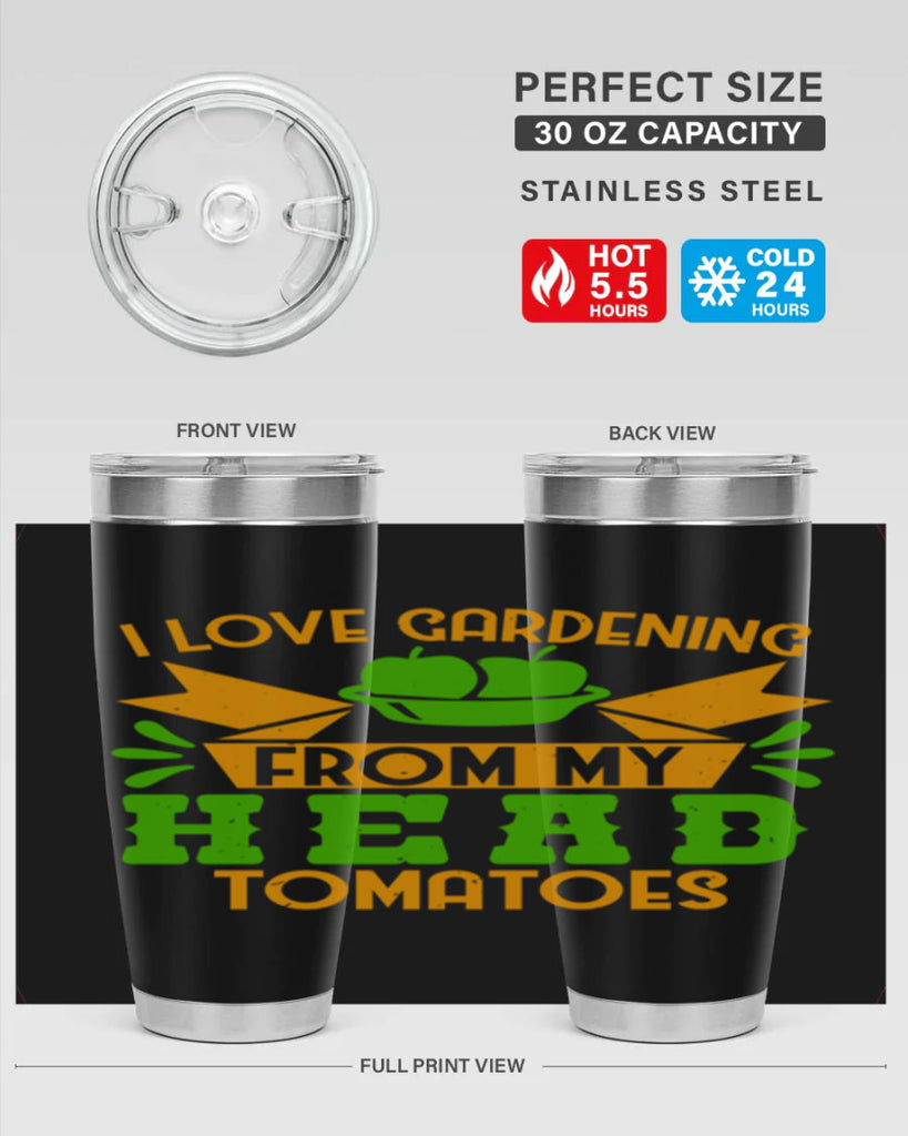 I love gardening from my head tomatoes 54#- farming and gardening- Tumbler