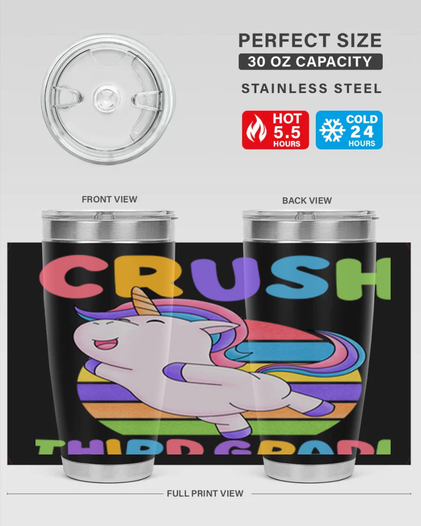 Im Ready to Crush 3rd 14#- 3rd grade- Tumbler