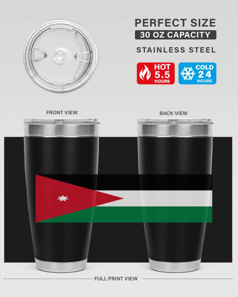 Jordan 112#- world flags- Tumbler