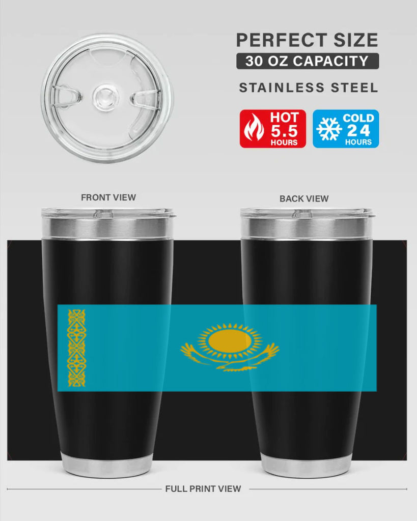 Kazakhstan 111#- world flags- Tumbler