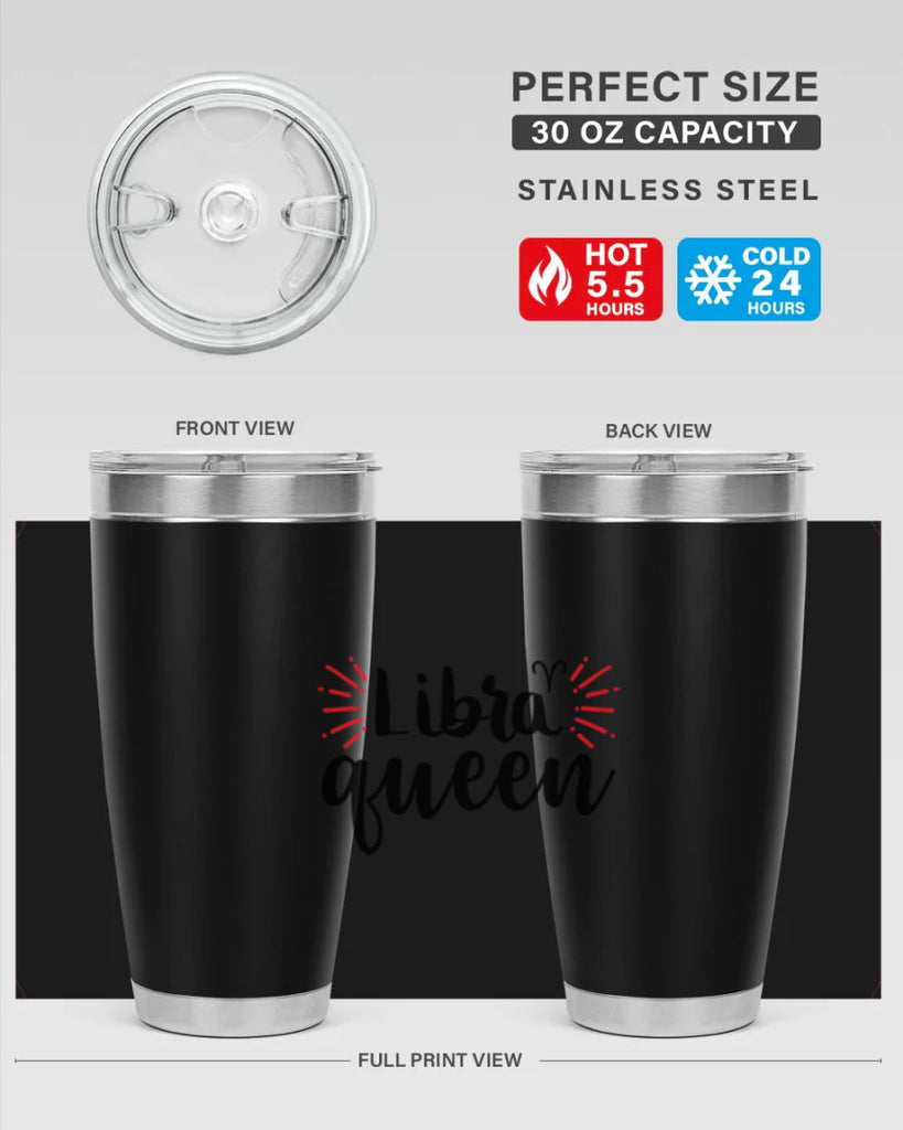 Libra queen 319#- zodiac- Tumbler