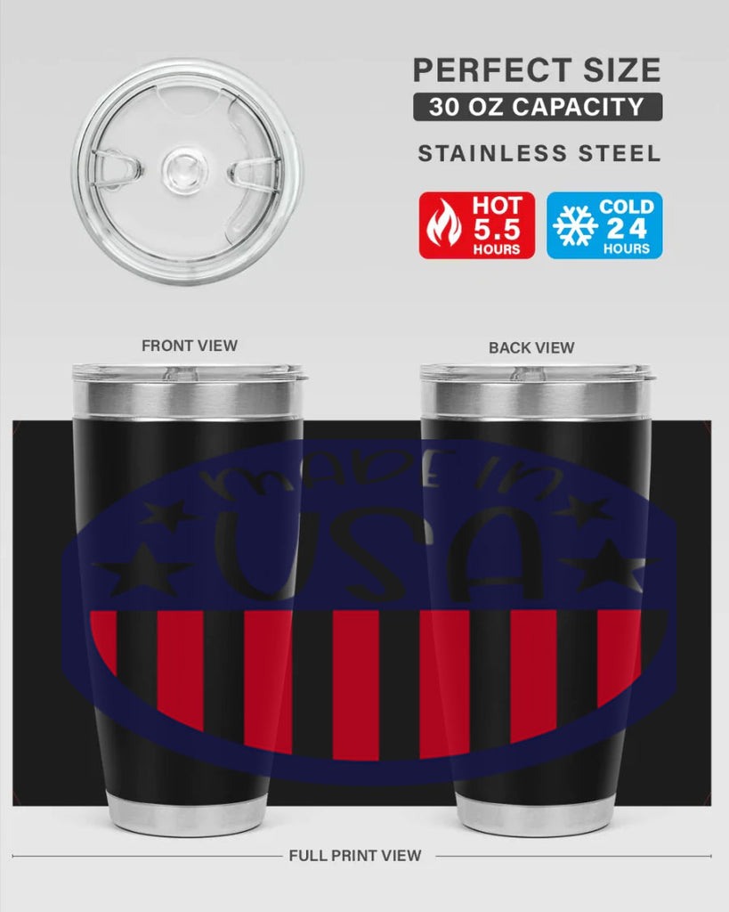 Made In USA Style 165#- Fourt Of July- Tumbler