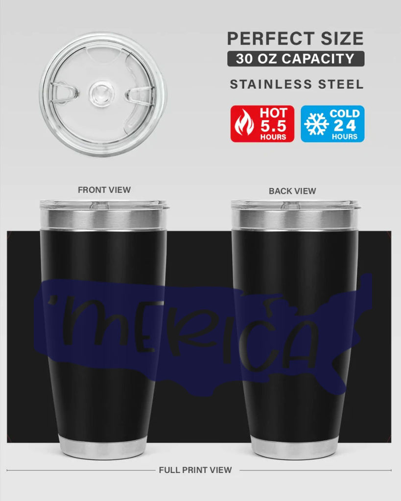 Merica Style 137#- Fourt Of July- Tumbler