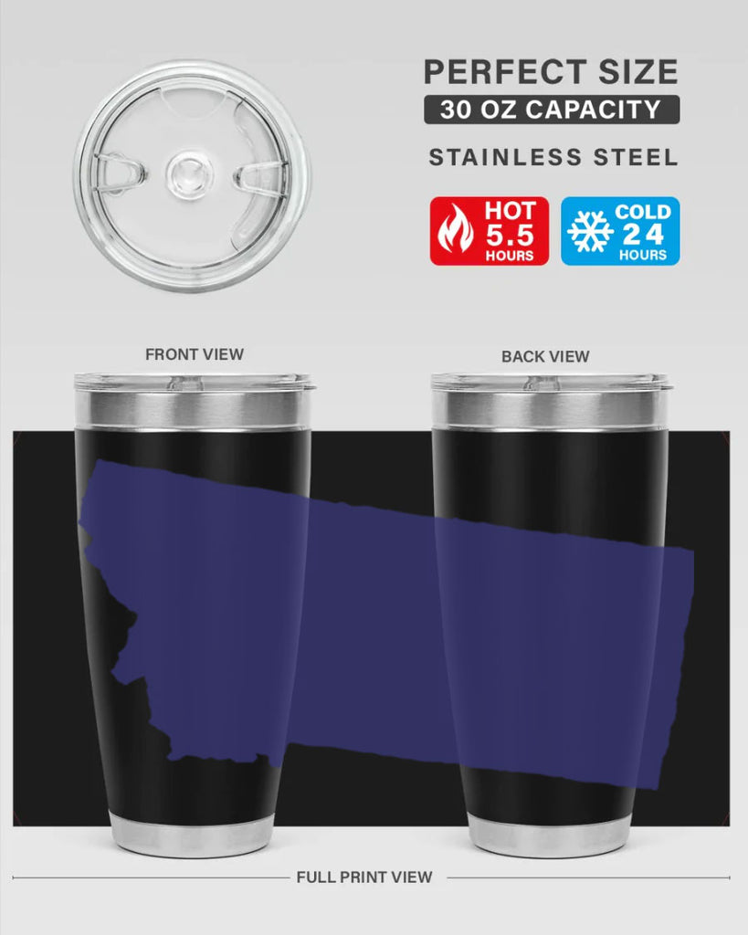 Montana 25#- stateflags- Tumbler