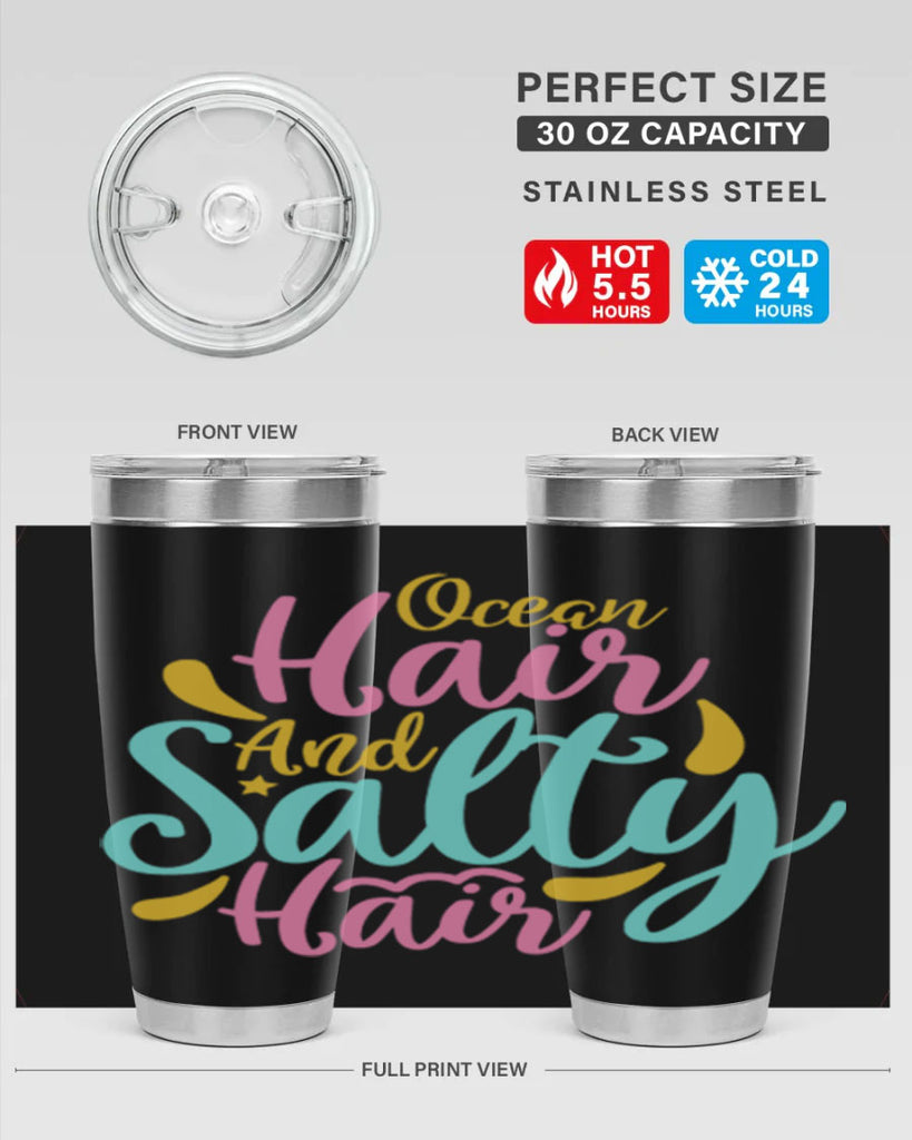 OCEAN HAIR SALTY HAIR Style 60#- summer- Tumbler