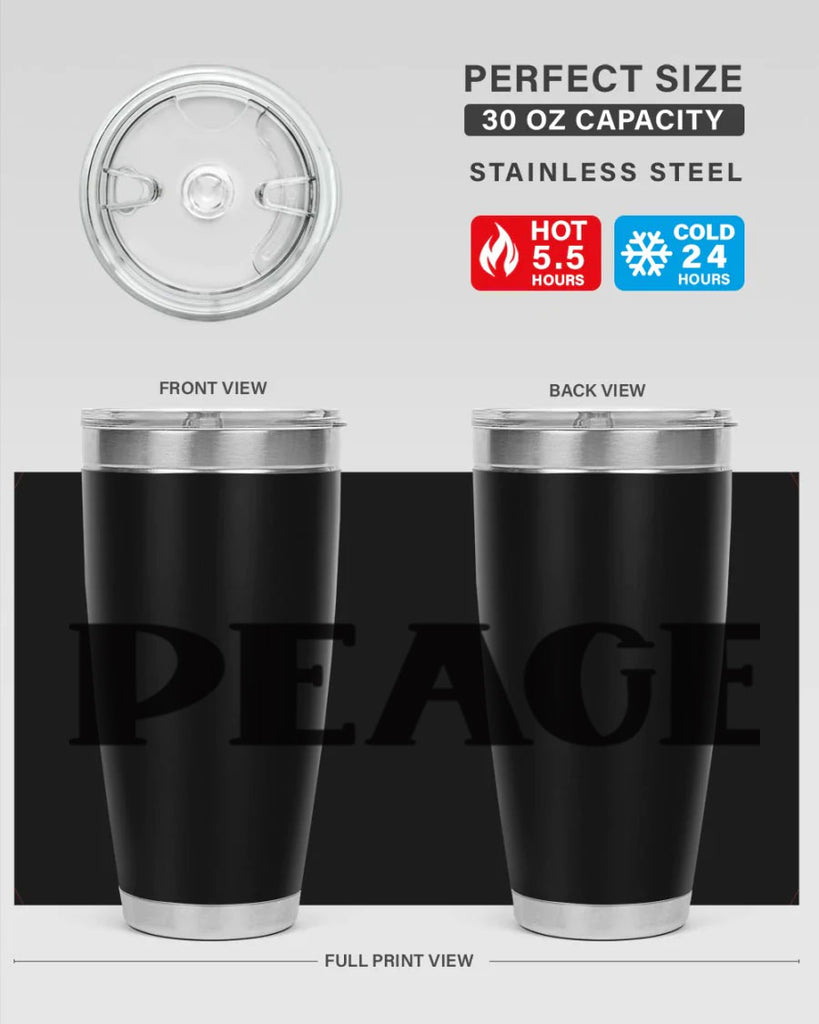 Peace Style 40#- St Patricks Day- Tumbler