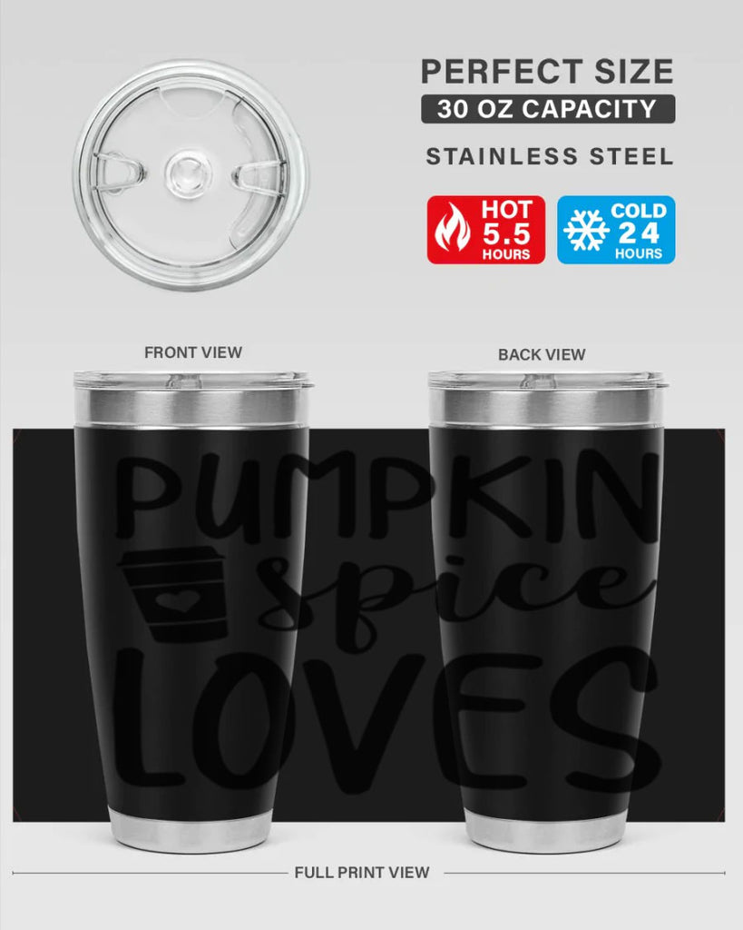 Pumpkin Spice Loves 555#- fall- Tumbler