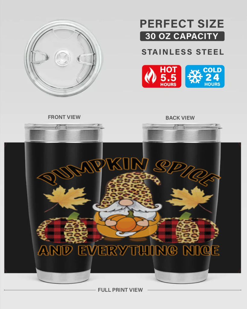 Pumpkin Spice and Everything Nice 534#- fall- Tumbler