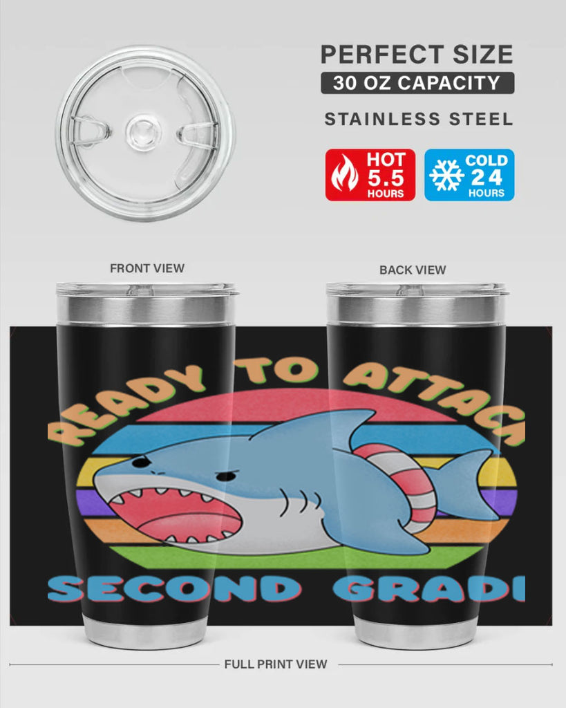 Ready to Attack 2nd Grade 19#- second grade- Tumbler