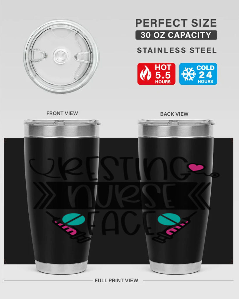 Resting Nurse Face Style Style 58#- nurse- tumbler