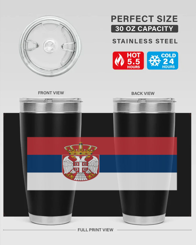 Serbia 44#- world flags- Tumbler