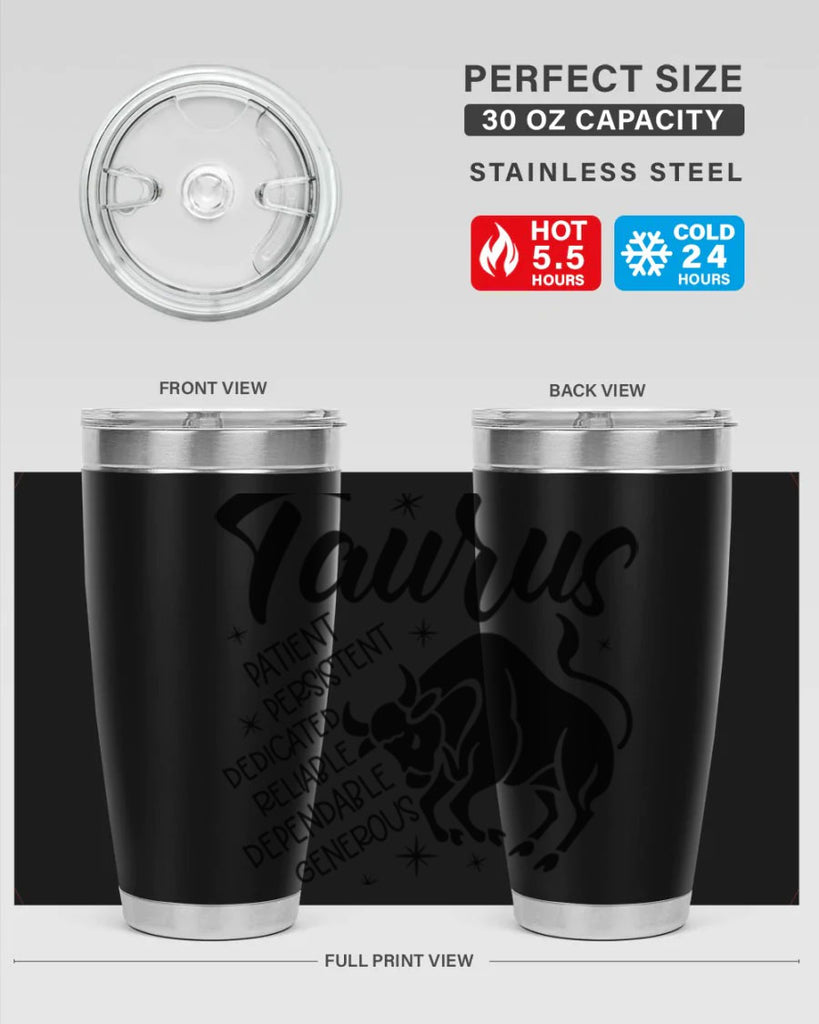 Taurus 492#- zodiac- Tumbler