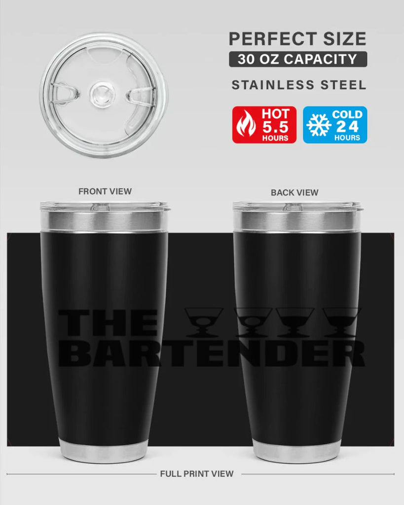 The bartender Style 12#- bartender- tumbler