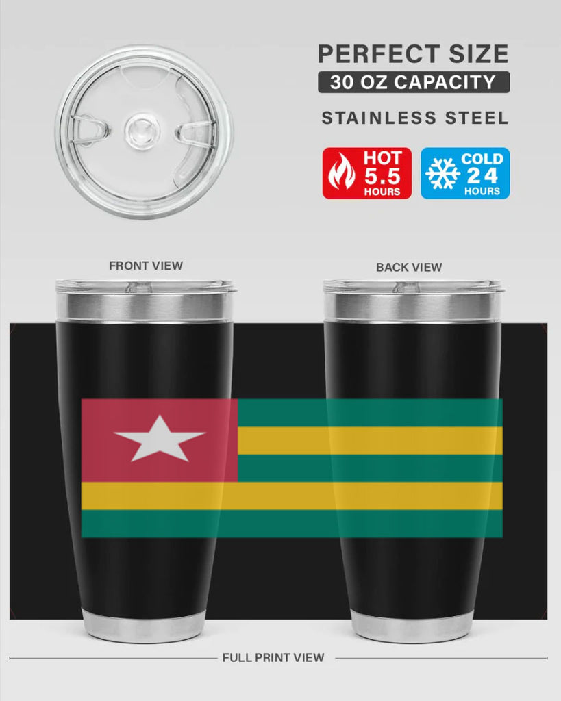 Togo 21#- world flags- Tumbler