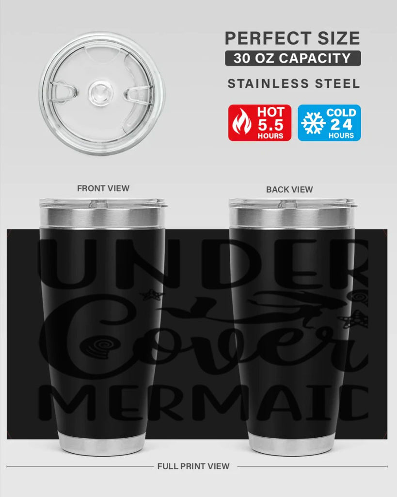 Under cover mermaid design 655#- mermaid- Tumbler
