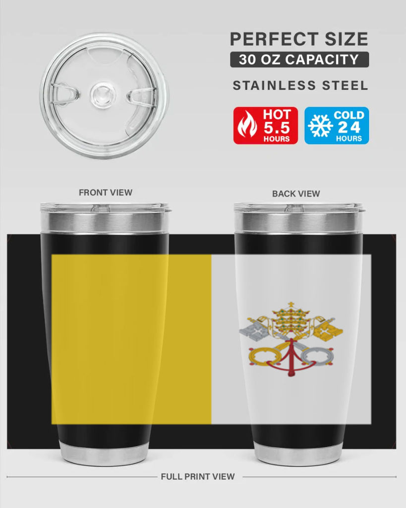 Vatican City 6#- world flags- Tumbler