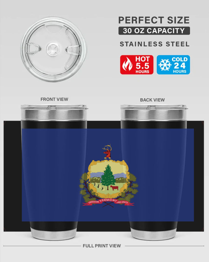 Vermont 7#- Us Flags- Tumbler