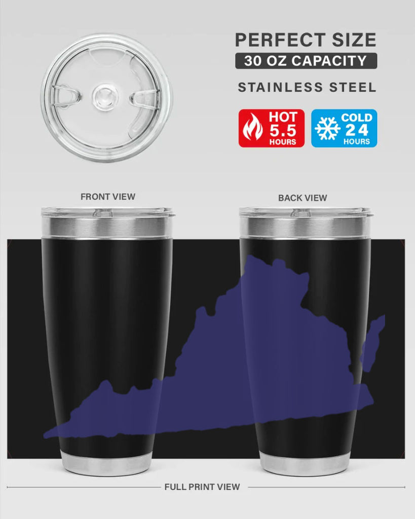 Virginia 5#- stateflags- Tumbler