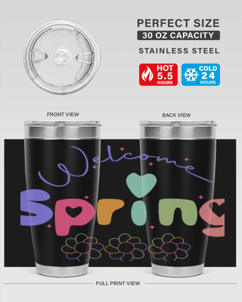 Welcome Spring583#- spring- Tumbler