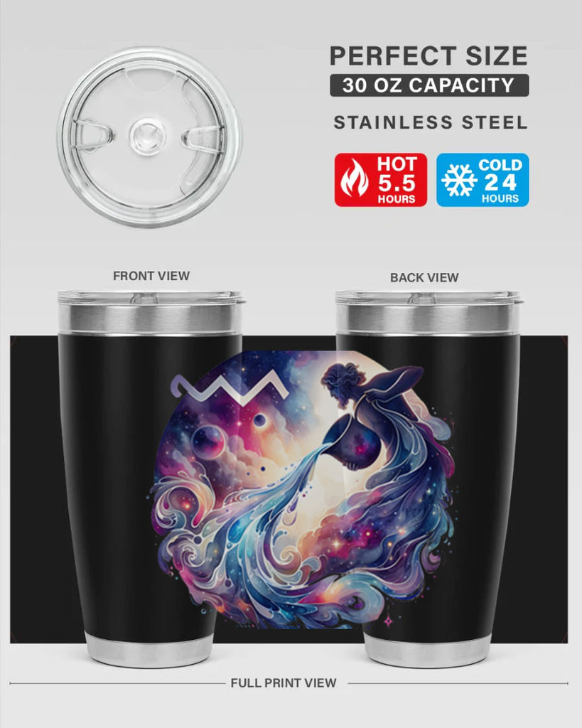 aquarius 89#- zodiac- Tumbler