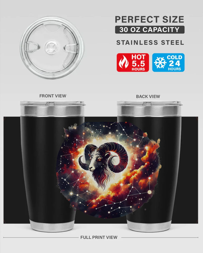 aries 126#- zodiac- Tumbler