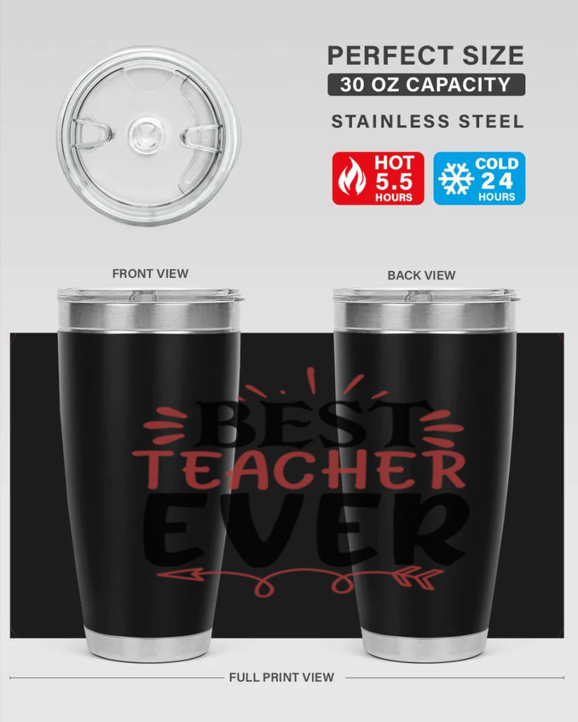 best teacher ever Style 119#- teacher- tumbler