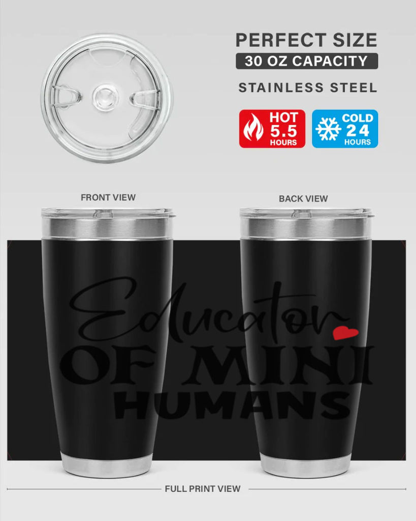 educator of mini humans Style 180#- teacher- tumbler