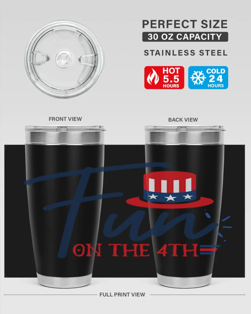 fun on the th Style 18#- Fourt Of July- Tumbler