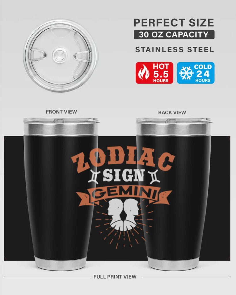 gemini 246#- zodiac- Tumbler