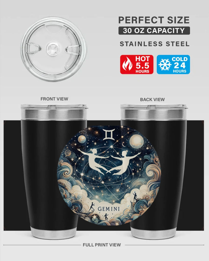 gemini 249#- zodiac- Tumbler