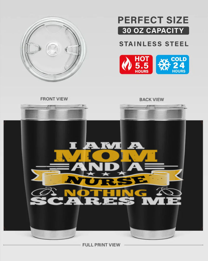 i am amom and a nurse Style 396#- nurse- tumbler